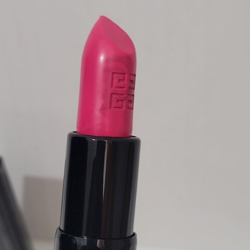 Givenchy Rouge Interdit No # 27 Rose Révélateur Satin Lipstick NEW Marbled pink